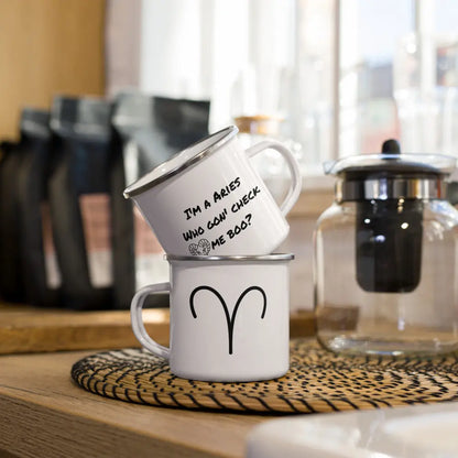 Aries Enamel Mug

