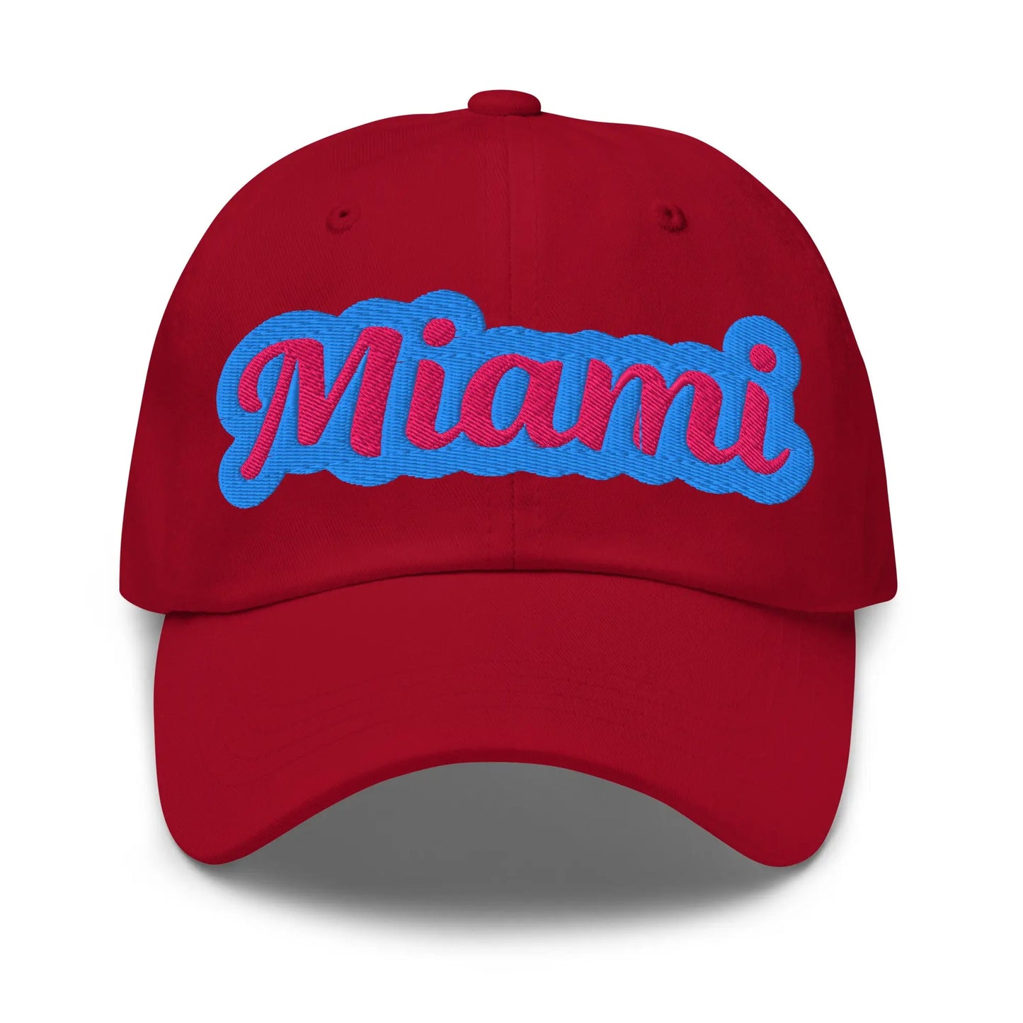 "Miami" Stylish Embroidered Trendy Cotton Dad Hat