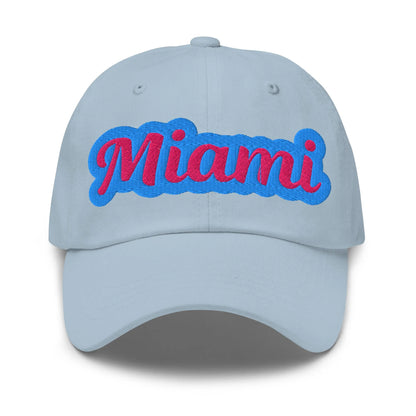 "Miami" Stylish Embroidered Trendy Cotton Dad Hat