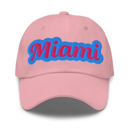 "Miami" Stylish Embroidered Trendy Cotton Dad Hat