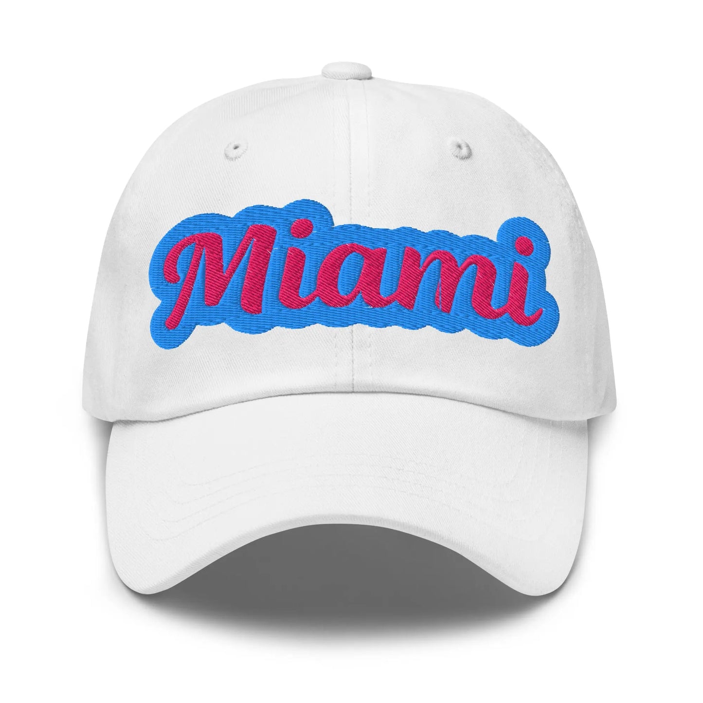 "Miami" Stylish Embroidered Trendy Cotton Dad Hat