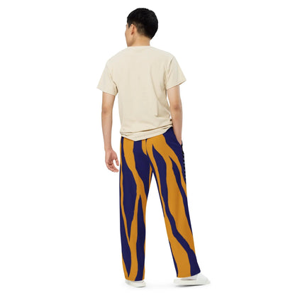 All-Over Print Wide-Leg Pants