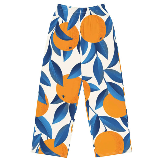 All-Over Print Wide-Leg Pants