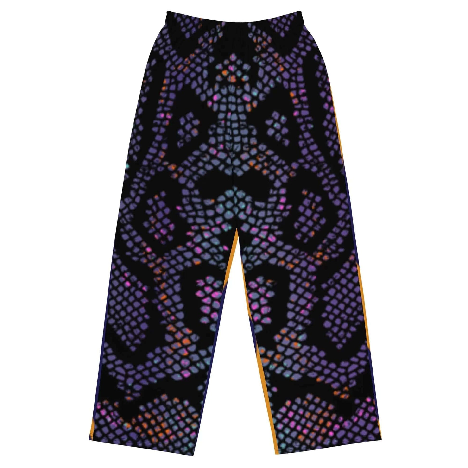 All-Over Print Wide-Leg Pants