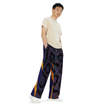 All-Over Print Wide-Leg Pants
