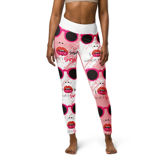 I Said What I Said Yoga Leggings