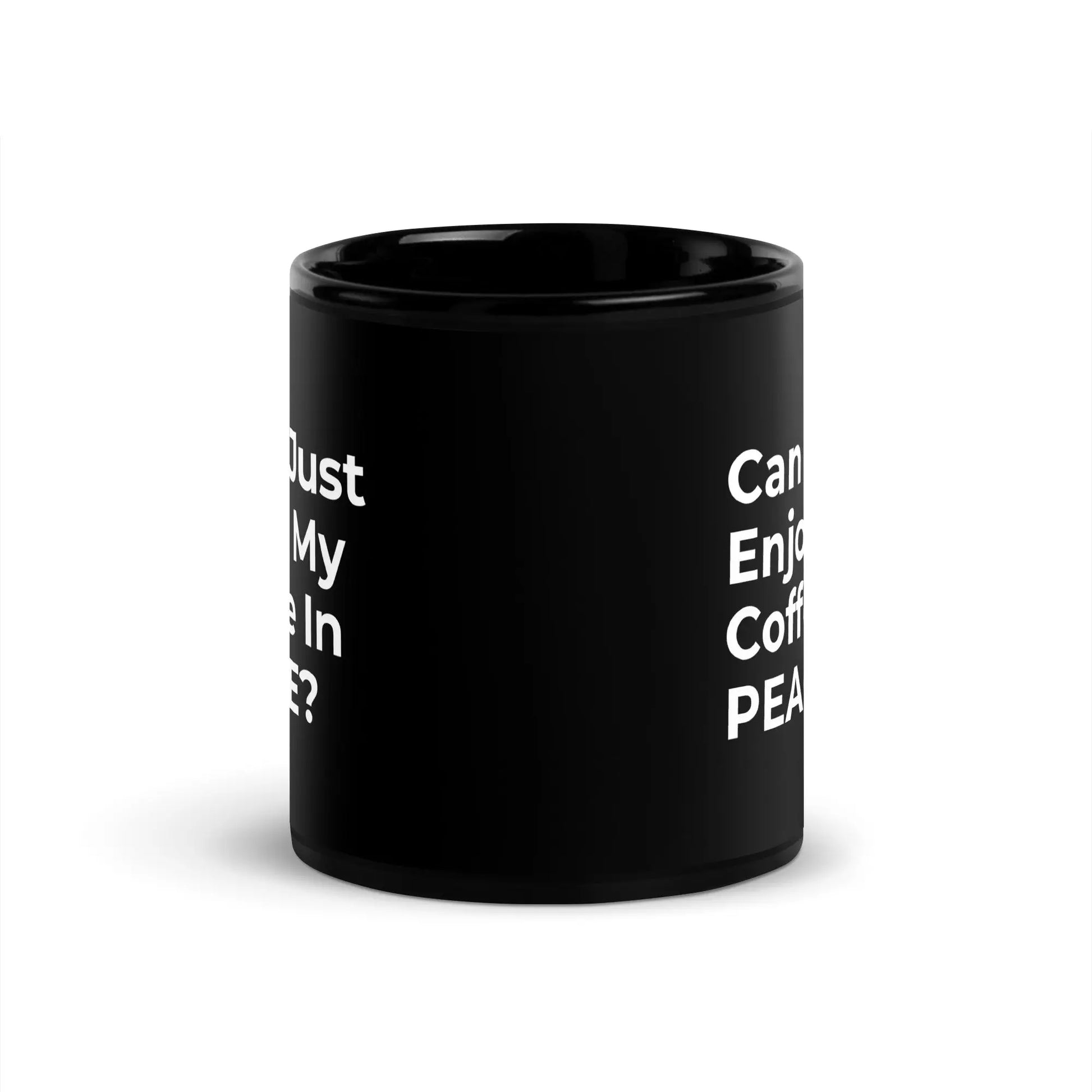  Ceramic Black Glossy Mug