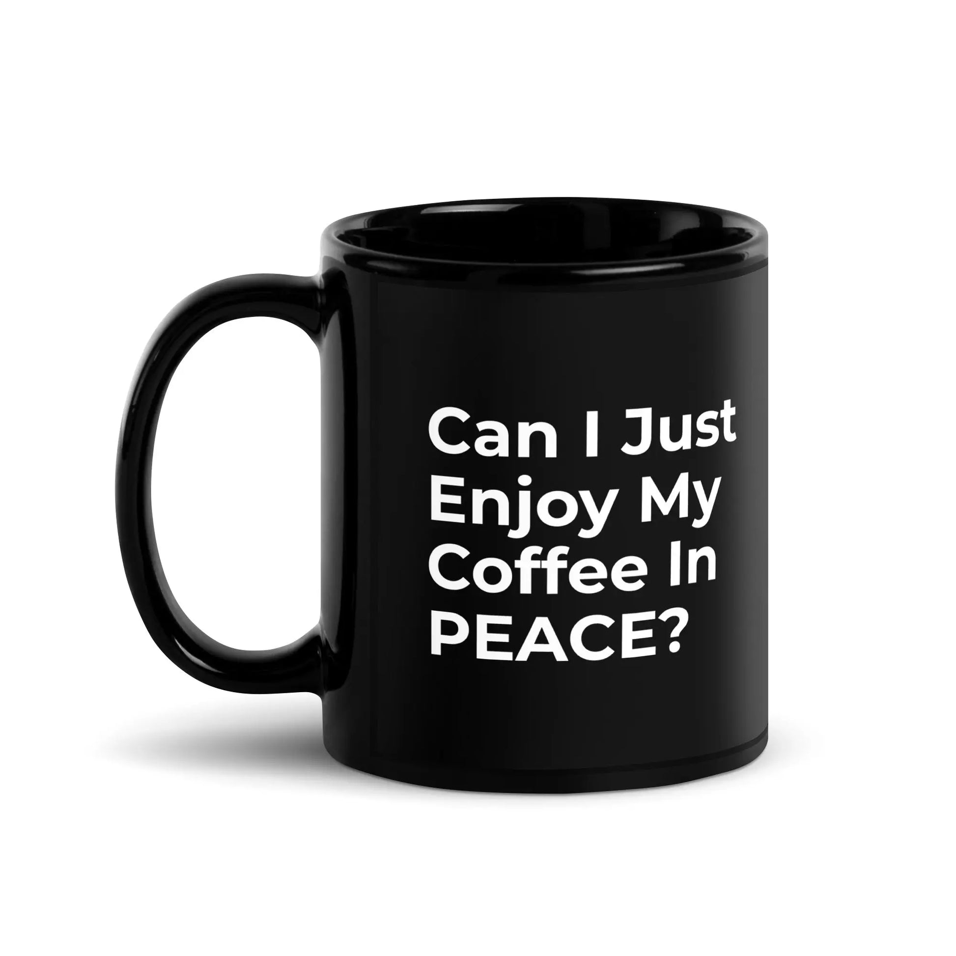  Ceramic Black Glossy Mug