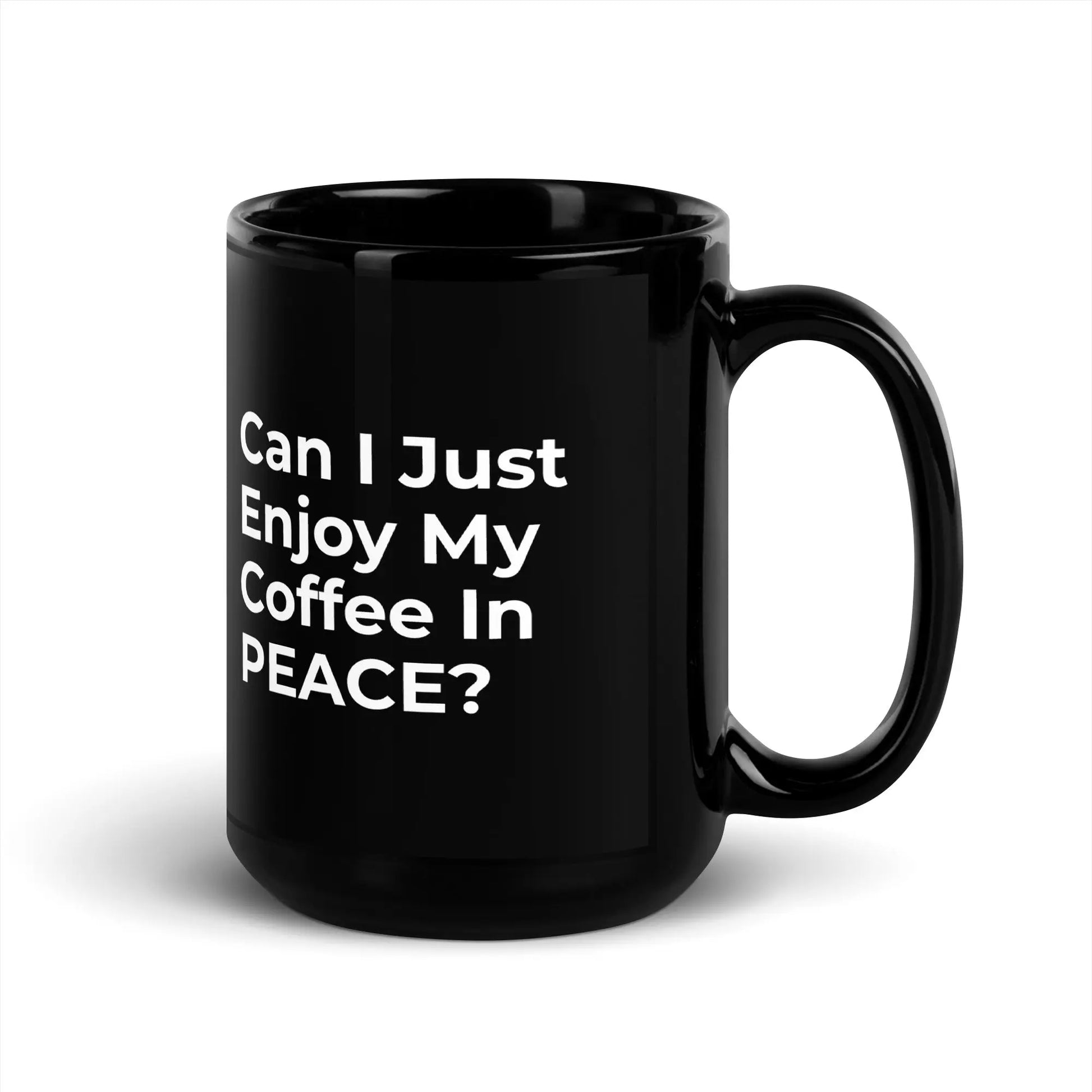  Ceramic Black Glossy Mug