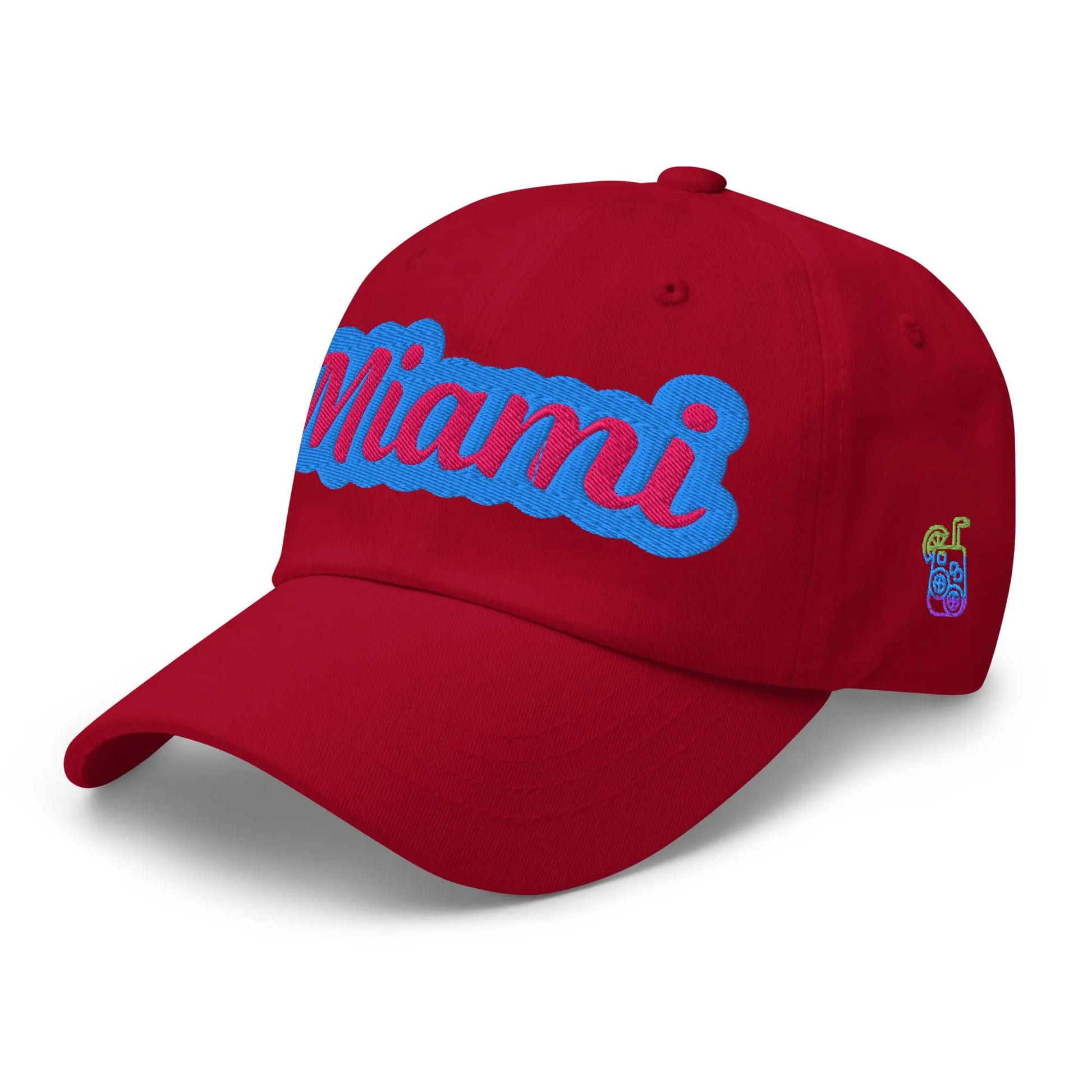"Miami" Stylish Embroidered Trendy Cotton Dad Hat