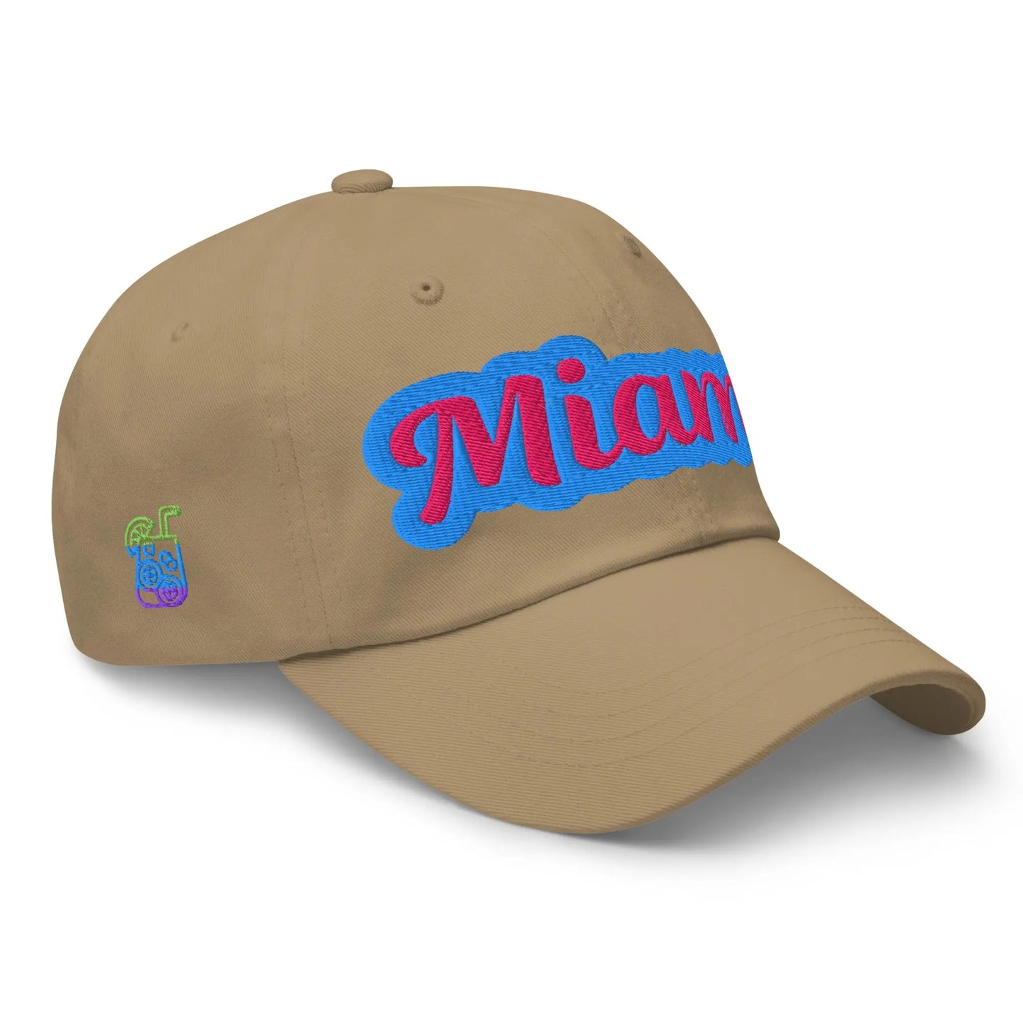 "Miami" Stylish Embroidered Trendy Cotton Dad Hat