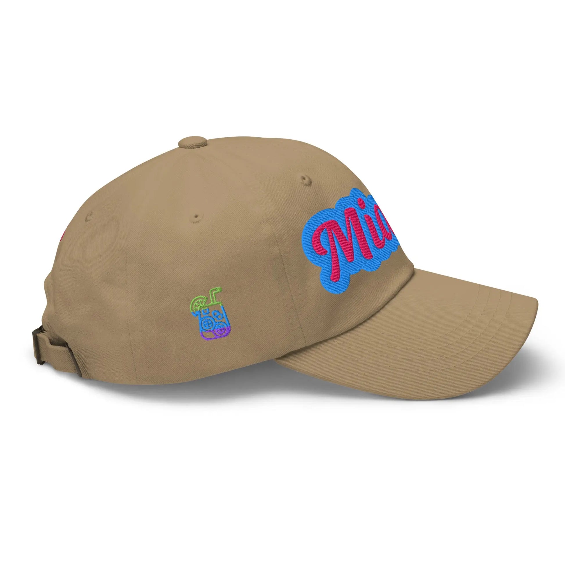 "Miami" Stylish Embroidered Trendy Cotton Dad Hat