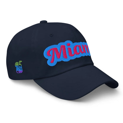 "Miami" Stylish Embroidered Trendy Cotton Dad Hat