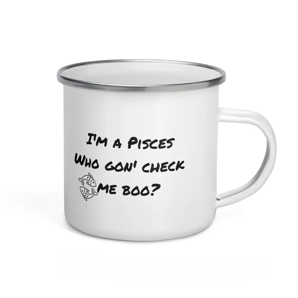 Pisces Enamel Mug

