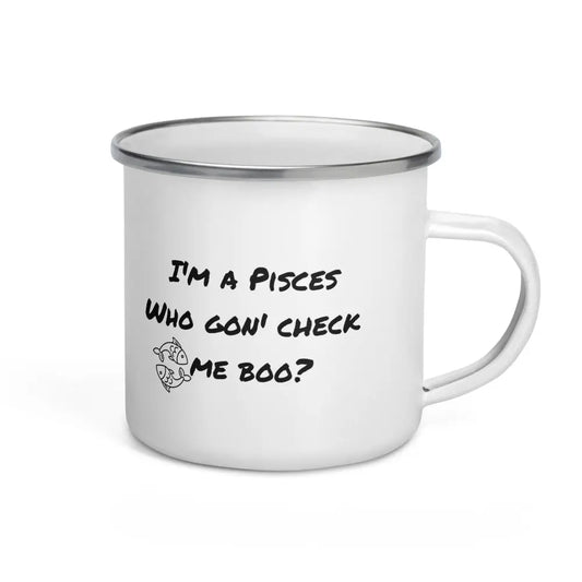 Pisces Enamel Mug

