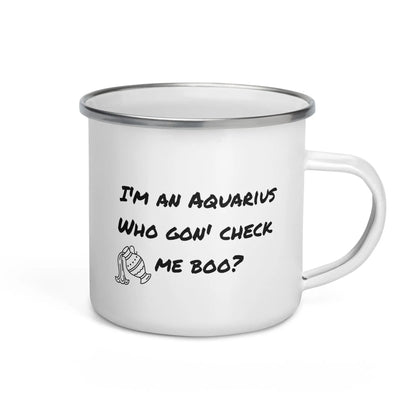 Aquarius Enamel Mug

