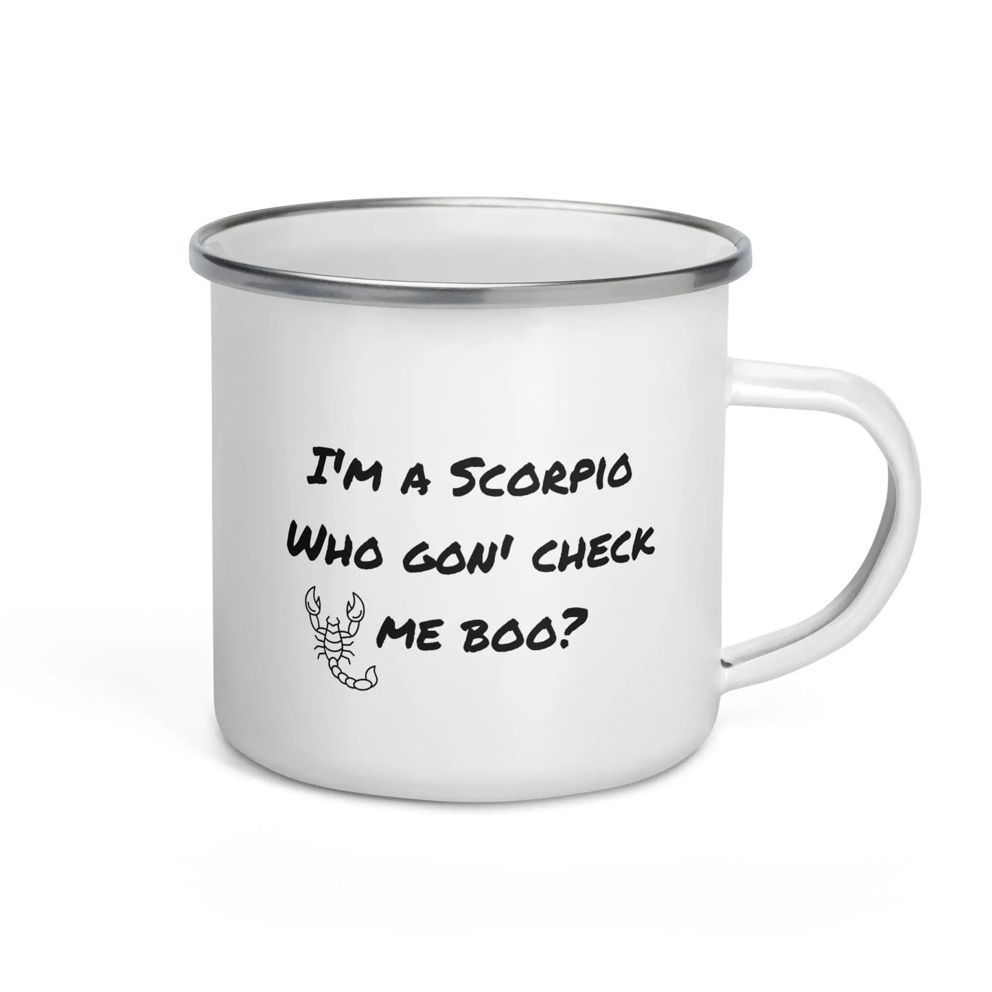 Scorpio Zodiac Enamel Mug

