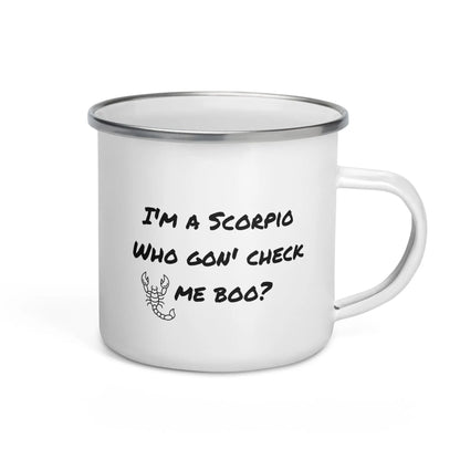 Scorpio Zodiac Enamel Mug

