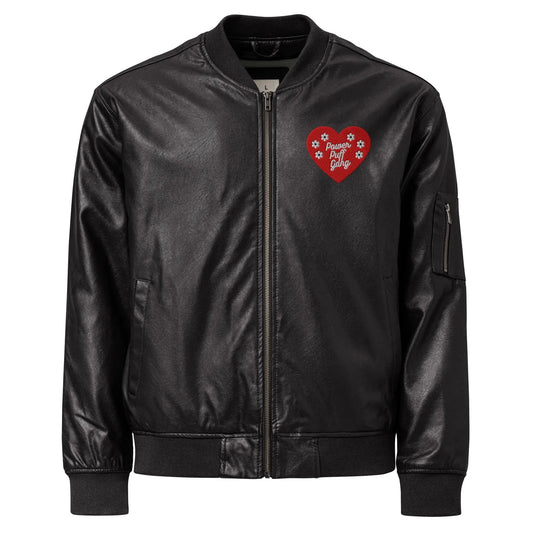 Leather Bomber Jacket